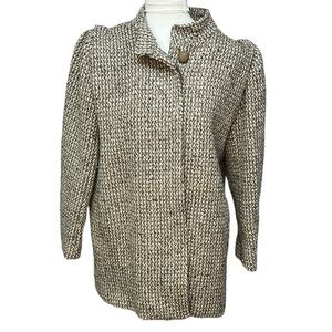 Bert Newman Tweed Pea Coat